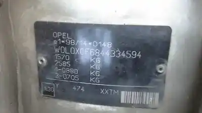 Scrapping Vehicle opel corsa c enjoy of the year 2004 powered z13dt