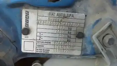Veículo de Sucata fiat punto (176_) 75 1.2 do ano 1995 alimentado 176a8.000