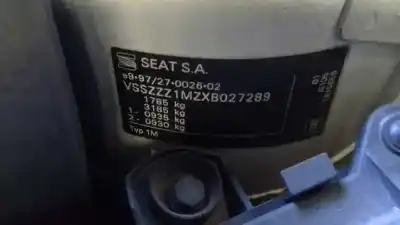 Здавання транспортного засобу seat toledo (1m2) stella року 1999 потужний ahf