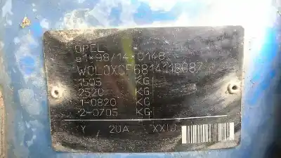 Veículo de Sucata opel corsa c comfort do ano 2001 alimentado 17dtl
