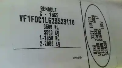 Veículo de Sucata renault master ii ph. 2 pritsche/fgst 2.5 dci diesel cat do ano 2008 alimentado g9ua650