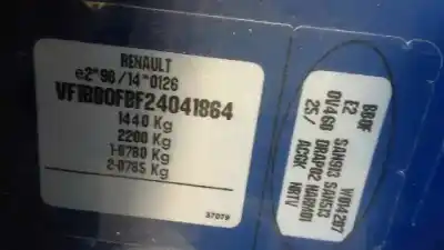 Veículo de Sucata renault clio ii fase i (b/cbo) 1.2 do ano 2001 alimentado  Veículo de Sucata renault clio ii fase i (b/cbo) 1.2 do ano 2001 alimentado