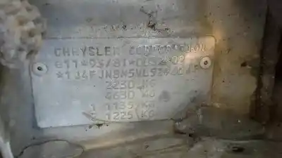 Scrapping Vehicle jeep cherokee (xj) 4.0 190cv erh of the year 1987 powered 