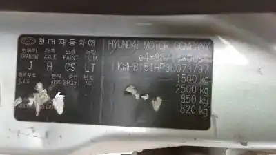 Veículo de Sucata hyundai getz (tb) 1.3 básico do ano 2003 alimentado g4ea