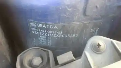 Vehicul casat seat toledo (1m2) 1.6 al anului 1999 alimentat akl