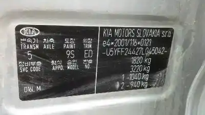 Sloopvoertuig kia pro cee´d (ed) 1.6 crdi 90 van het jaar 2010 aangedreven d4fbl