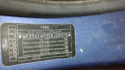 Scrapping Vehicle ford focus berlina (cap) trend of the year 2006 powered kkda