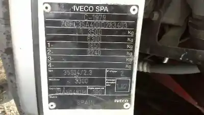 Утилизация автомобиля iveco daily combi combi 35 s ... batalla 3000 года 2006 питание f1ae0481m