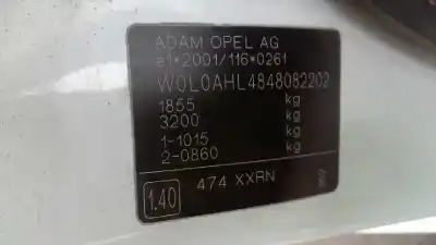 Scrapping Vehicle opel astra h berlina enjoy of the year 2004 powered z17dth