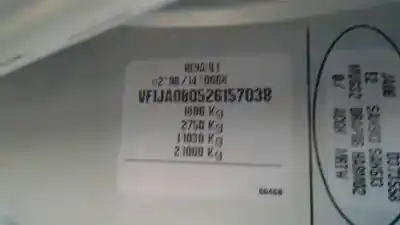 Здавання транспортного засобу renault scenic (ja..) 1.6 16v authentique (ja0b/11) року 2002 потужний k4m 708