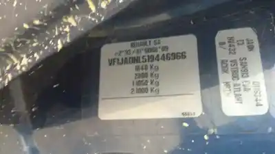 Veículo de Sucata renault megane i scenic (ja0) 1.9 dti diesel cat do ano 1996 alimentado f9q 734