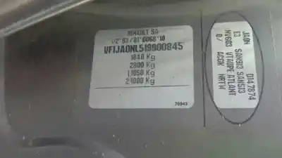 Утилизация автомобиля renault megane i scenic (ja0) 1.9 dti diesel cat года 1999 питание f9q 736