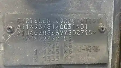 Vehículo de desguace jeep gr.cherokee (zj)/ (z) 4.0 laredo (zj) del año 1997 con motor s01