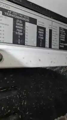 Veículo de Sucata scania serie p/g/r (l-clase) 12.7 diesel do ano 2015 alimentado 