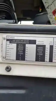 Veículo de Sucata scania serie p/g/r (l-clase) 12.7 diesel do ano 2015 alimentado 