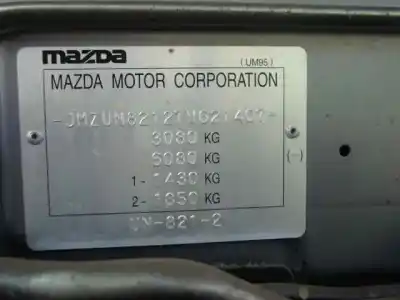 Scrapping Vehicle mazda bt-50 (un) 2.5 turbodiesel cat of the year 2007 powered 