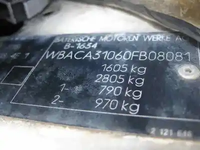 Scrapping Vehicle bmw serie 3 berlina (e36) * of the year 1991 powered 184e1