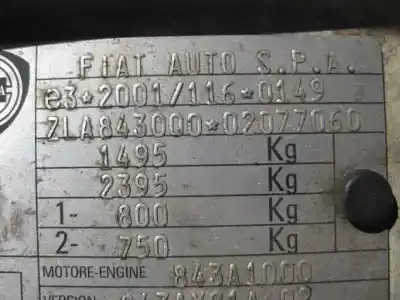 Scrapping Vehicle lancia ypsilon (101) 1.4 16v oro (10.2006->) of the year 2004 powered 188a100