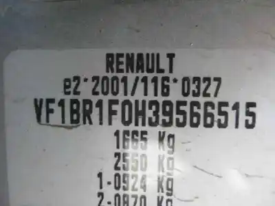 Veículo de Sucata renault clio iii 1.5 dci diesel cat do ano 2008 alimentado k9k766