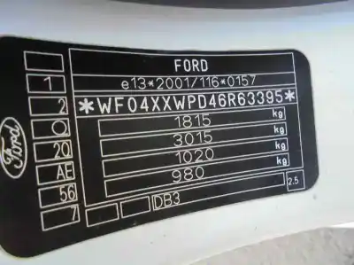 Veículo de Sucata ford focus berlina (cap) 1.6 tdci cat do ano 2007 alimentado hhda