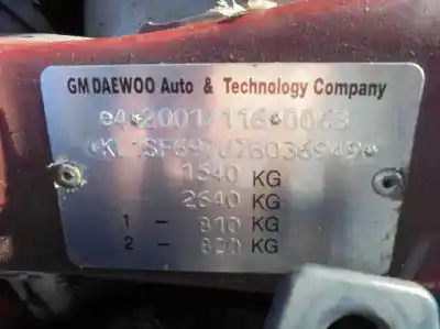 Veículo de Sucata chevrolet aveo 1.4 cat do ano 2006 alimentado f14d3