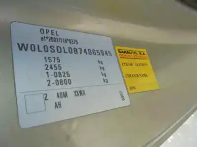 Veículo de Sucata opel corsa d limited edition do ano 2006 alimentado z12xep