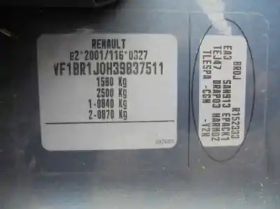 Veículo de Sucata renault clio iii exception do ano 2008 alimentado d4f740