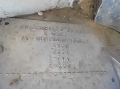 Veículo de Sucata citroen c15 1.8 diesel (161) do ano 2004 alimentado wjx