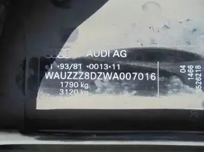 Veículo de Sucata audi a4 berlina (b5) 1.9 tdi do ano 1997 alimentado ahu