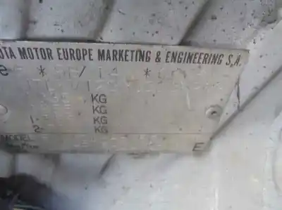 Здавання транспортного засобу toyota yaris (ncp1/nlp1/scp1) 1.0 cat року 2001 потужний 1szfe