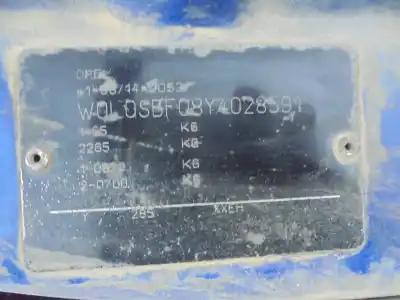 Scrapping Vehicle opel corsa b (1993->) 1.7 d of the year 1999 powered x17d