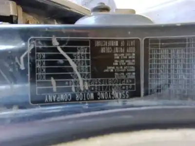 Scrapping Vehicle ssangyong                                          rexton / rexton ii (gab_)                                                                                                                                                                                                                                  2.7 xdi                                                                                                                                                                                                                                                    of the year 2007 powered d27dt