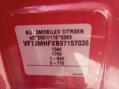 Scrapping Vehicle citroen c2 (jm_) 1.1 of the year 2004 powered hfx