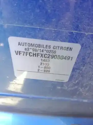 Scrapping Vehicle citroen c3 i (fc_, fn_) 1.1 i of the year 2008 powered hfx