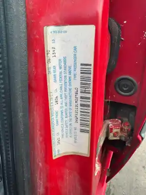 Vehicul casat volkswagen golf 1.8 gl 19 rv - 2e al anului 1991 alimentat rv