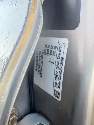 Scrapping Vehicle nissan note (e12) 1.2 dig-s of the year 2015 powered hr12