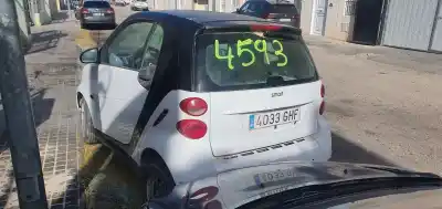 Scrapping Vehicle smart coupe 1.0 cat of the year 2008 powered 3b21