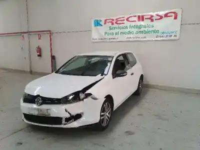 Scrapping Vehicle volkswagen golf vi (5k1) edition of the year 2009 powered cgg