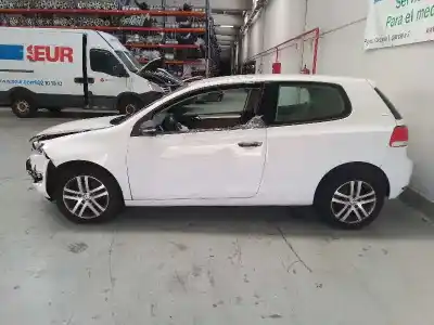 Scrapping Vehicle volkswagen golf vi (5k1) edition of the year 2009 powered cgg