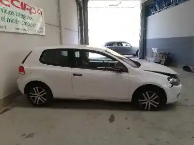 Scrapping Vehicle volkswagen golf vi (5k1) edition of the year 2009 powered cgg