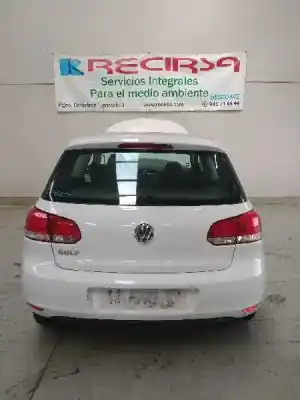 Scrapping Vehicle volkswagen golf vi (5k1) edition of the year 2009 powered cgg