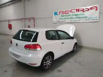 Scrapping Vehicle volkswagen golf vi (5k1) edition of the year 2009 powered cgg