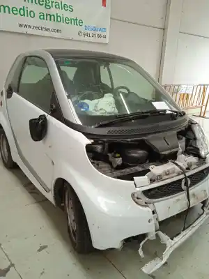 Veicolo di demolizione smart coupe electric drive dell'anno 2015 alimentato 