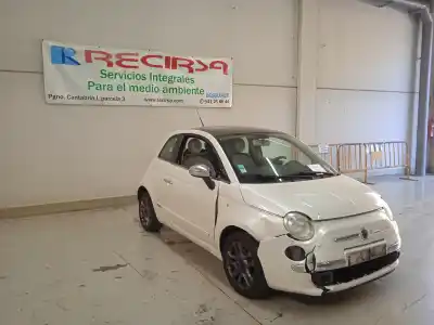 Veicolo di demolizione fiat nuova 500 (150) s dell'anno 2010 alimentato 312a2000
