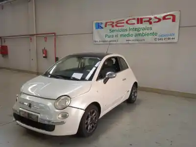 Veicolo di demolizione fiat nuova 500 (150) s dell'anno 2010 alimentato 312a2000
