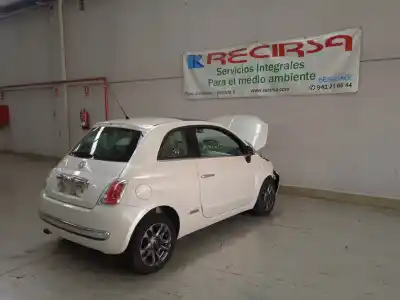 Veicolo di demolizione fiat nuova 500 (150) s dell'anno 2010 alimentato 312a2000