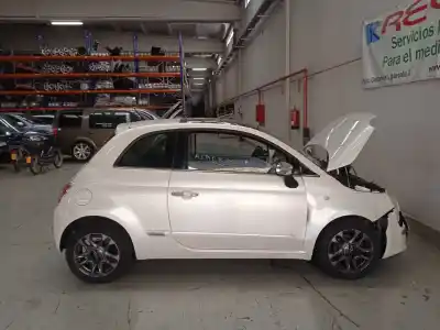 Veicolo di demolizione fiat nuova 500 (150) s dell'anno 2010 alimentato 312a2000