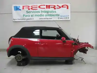 Scrapping Vehicle bmw mini cabrio (r57) cooper of the year 2012 powered n16b16a