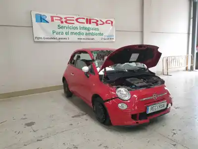 Veicolo di demolizione fiat nuova 500 (150) pop dell'anno 2013 alimentato 169a4000