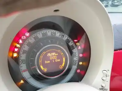 Veicolo di demolizione fiat nuova 500 (150) pop dell'anno 2013 alimentato 169a4000